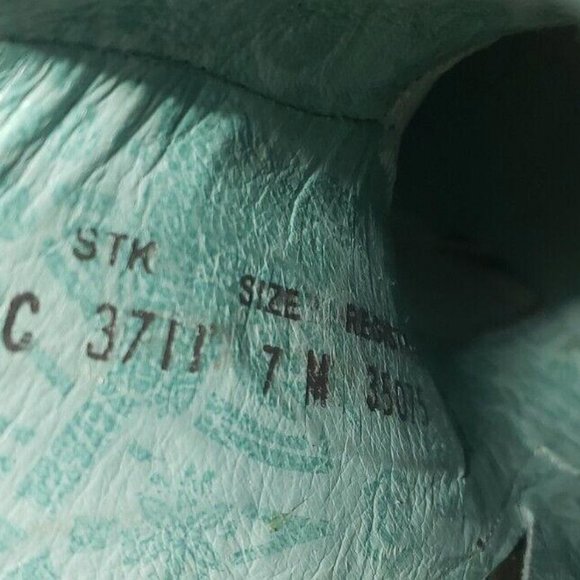 NWT Corral Ankle Boots 7 M Western Black Cut Out Embroidered Leather - Picture 10 of 12